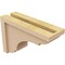 Ekena Millwork 4"W x 12"D x 8"H Classic Bryant Rough Cedar Woodgrain TimberThane Corbel, Primed Tan CORUR04X12X08BRYRCPR - alternate 5